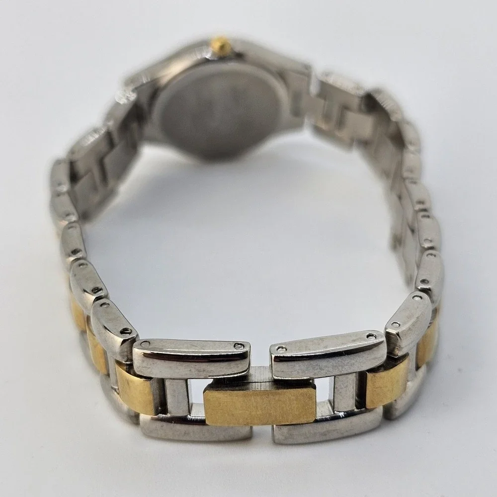Anne Klein II Women's Watch 22MM Gray‎ Dial Two Tone Bracelet 7